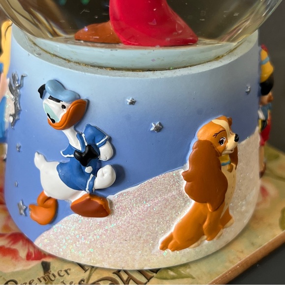 Disney Store Mickey Mouse Sorcerer’s Apprentice Fantasia Snow Globe Alice Bambi - Picture 5 of 7